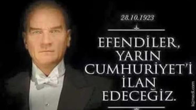 29 Ekim Cumhuriyet Bayramı'mız kutlu olsun! Ve 29 Ekim'in sizin için anlam ve önemi nedir?