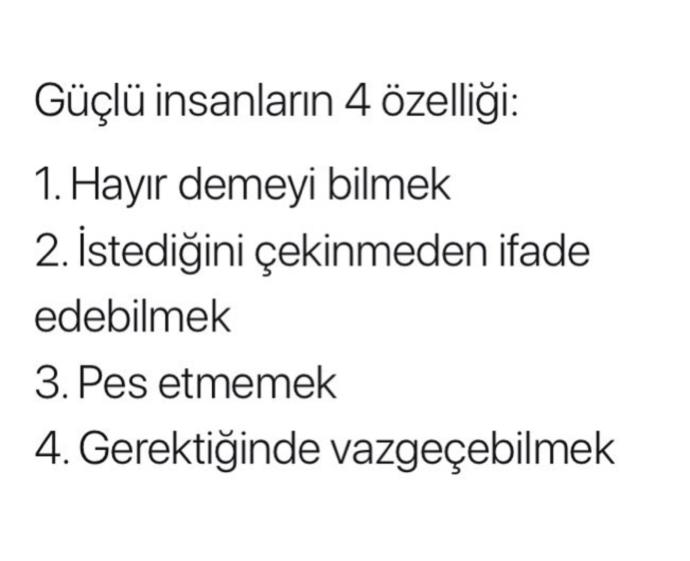 Güçlü insanların ortak özellikleri nelerdir?