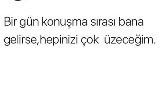 peki o konusma sirasi size gelirse bir gun.. o zaman ne olur??