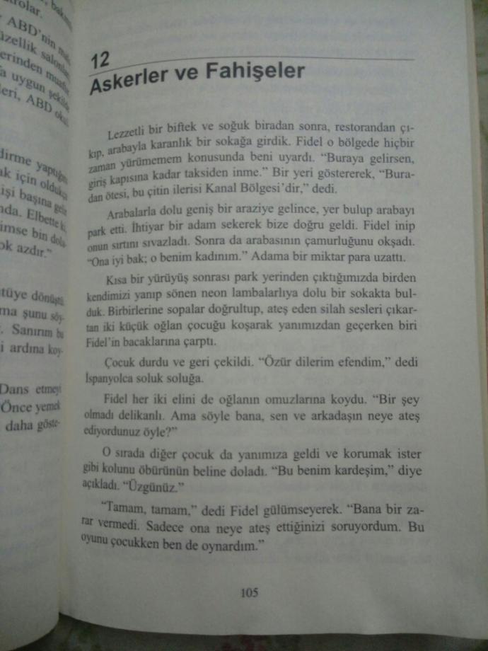 Okuduğunuz kitaptan rastgele bir sayfa açın ve gözünüze ilk çarpan cümleyi yazın. Ne yazıyor?