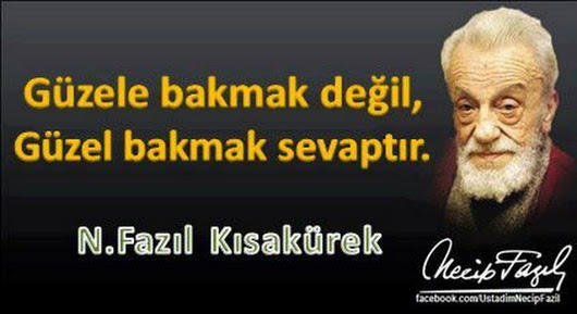 Güzele bakmak mı, güzel bakmak mı sevap?