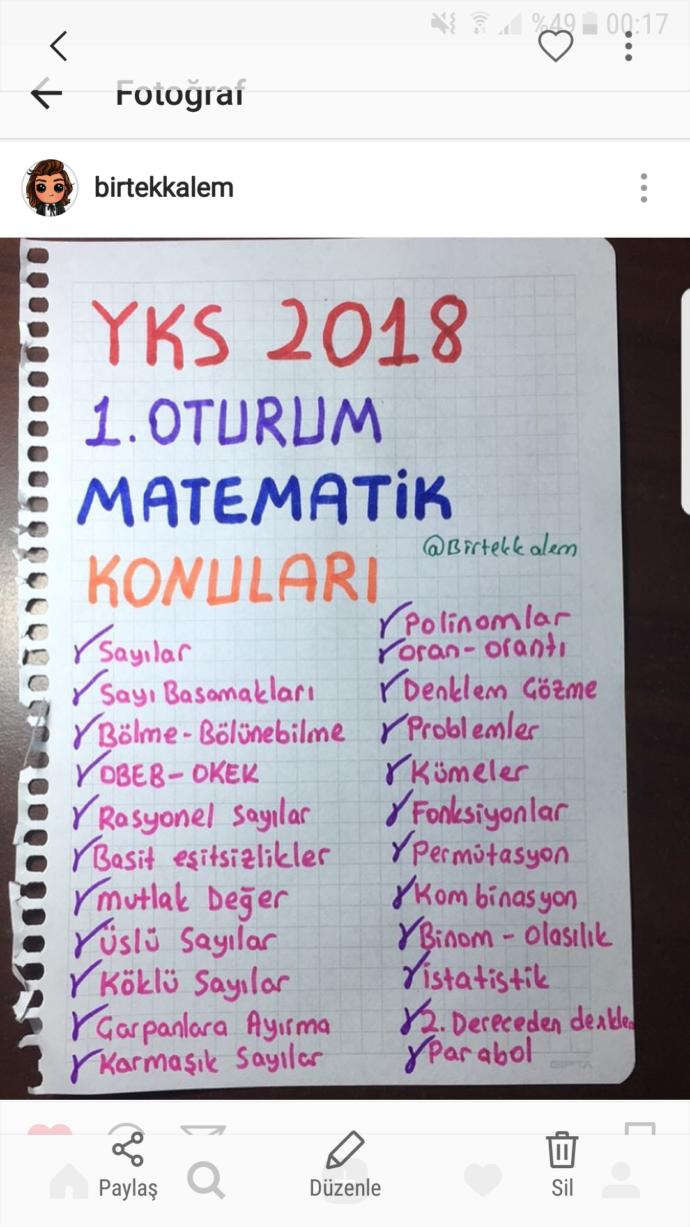 TYT de polinom binom var mi?