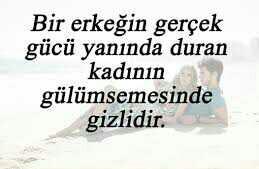 Bir erkeğin gerçek gücü yanında duran kadının gülümsemesinde gizli midir????