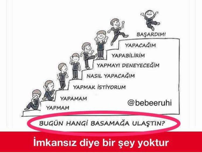 Bugün hangi basamağa ulaştın :) ?