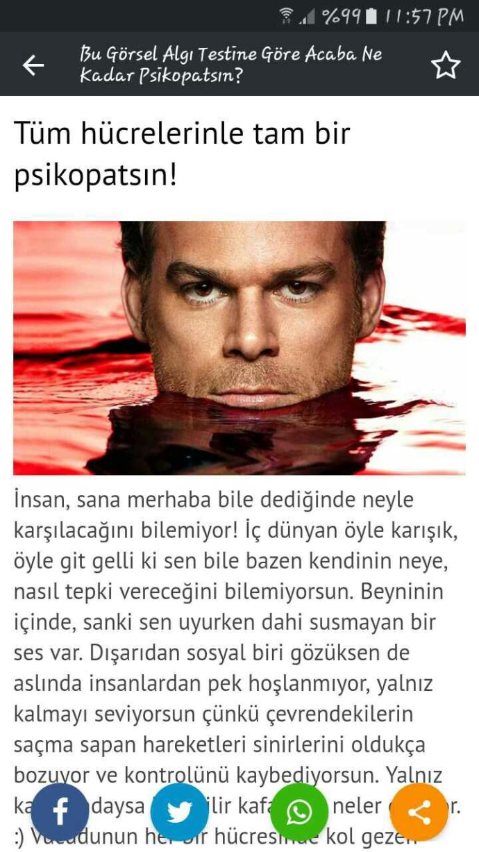 size biri "psikopatsın" diyince tepkiniz ne oluyor??