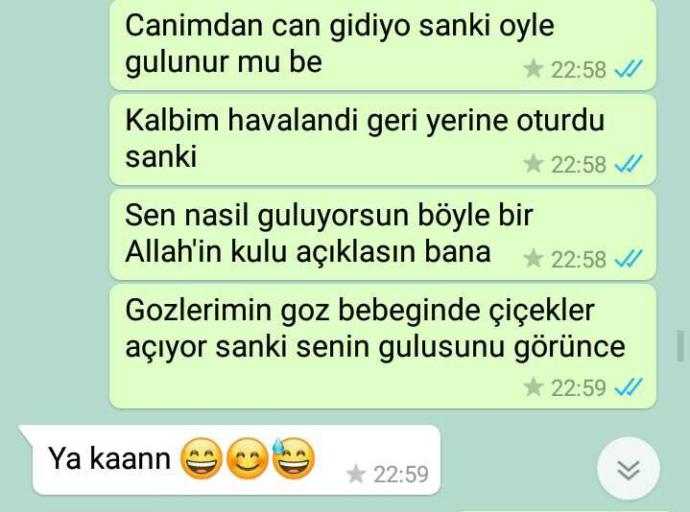 Sizce çok mu seviyorum??