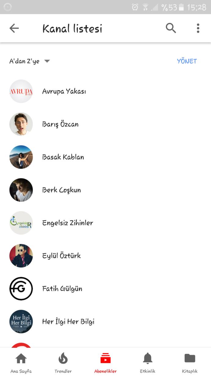 Youtube'da beğendiğiniz kanallara abone olur musunuz? Hangi kanallara abonesiniz?