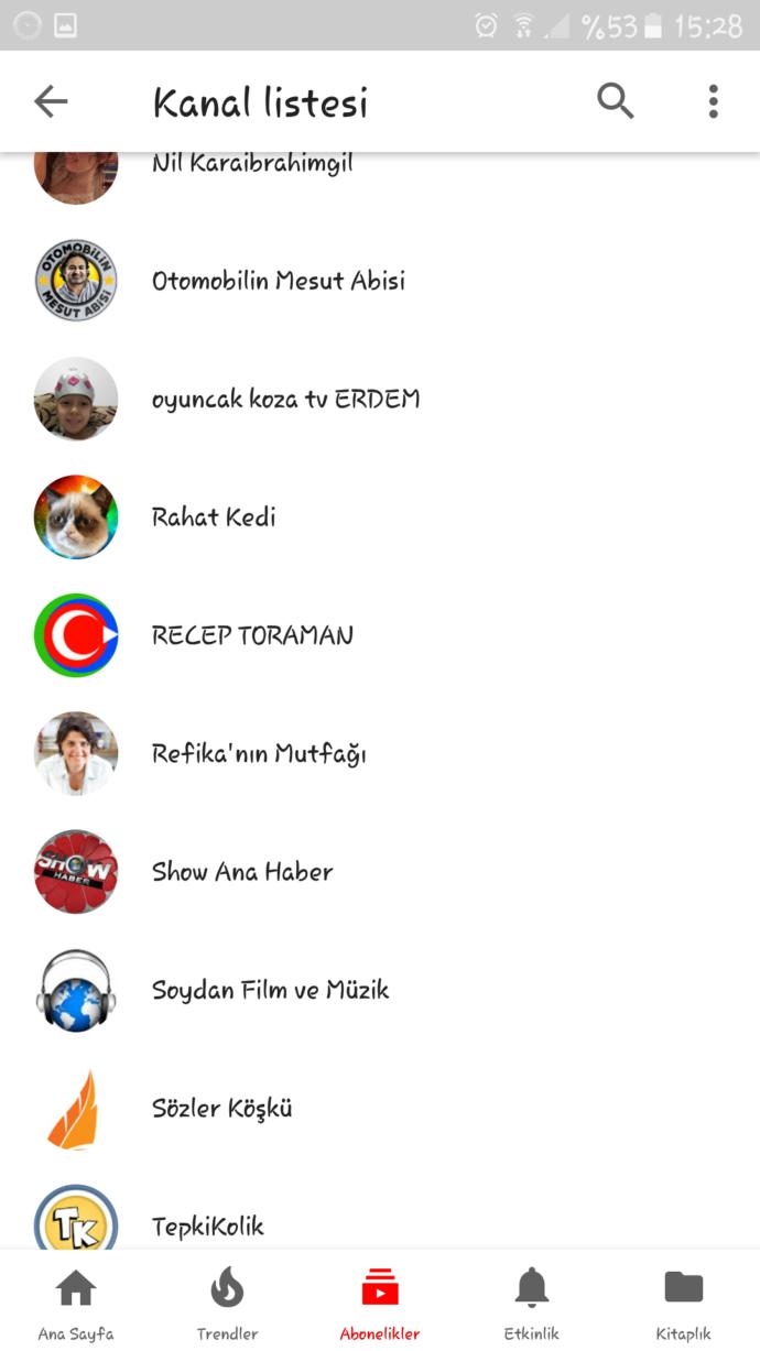 Youtube'da beğendiğiniz kanallara abone olur musunuz? Hangi kanallara abonesiniz?