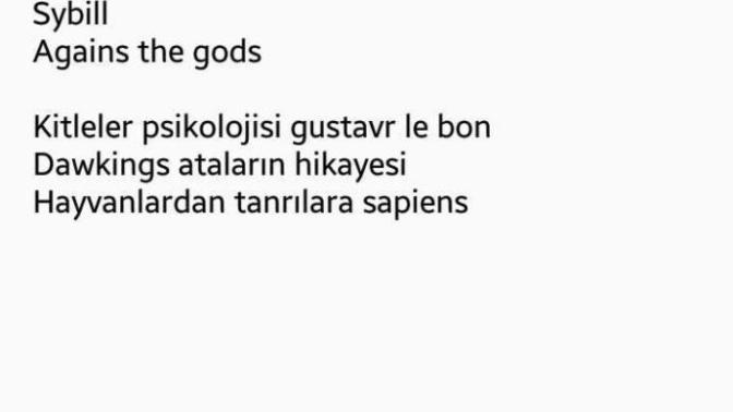 Kütüphane den alınacak kitaplar listem nasıl?