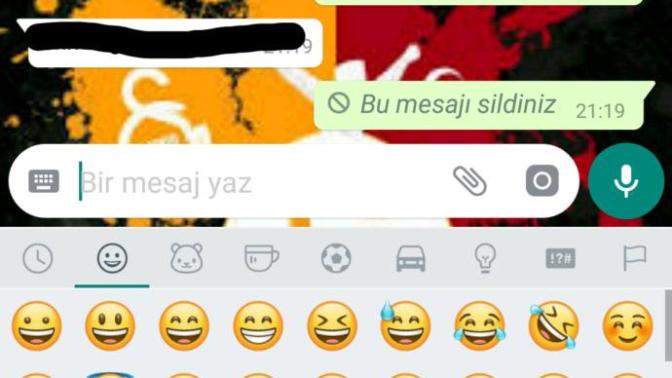 WhatsApp'ın yanlışlıkla gönderilen mesajları "sil" özeligini nasıl buldunuz?
