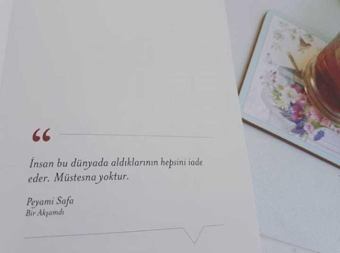 Insan bu dunyada aldiklarinin hepsini iade eder mi??