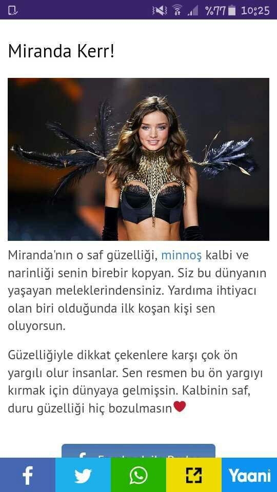 Günadyınnn :) Kızlar, Hangi Victoria's Secret Mankenisin?