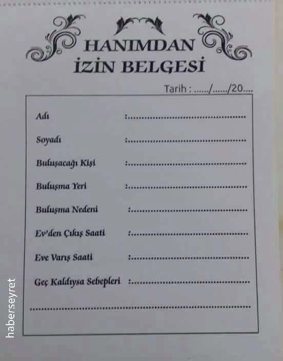 Evlisiniz ve akşam kocanız arkadaşlarıyla dışarı çıkmak istiyor. İzin verir misiniz?