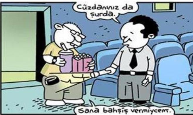 Size hizmet eden insanlara Bahşiş Bırakmak  ya da  Bahşiş Vermek gibi bir alışkanlığınız var mı?