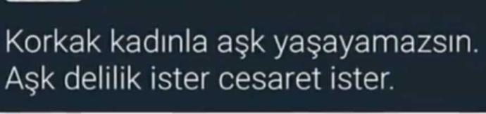Aşk gerçekten delilik ve cesaret ister mi sizce ve siz bu kadar cesaretli ve deli misiniz??