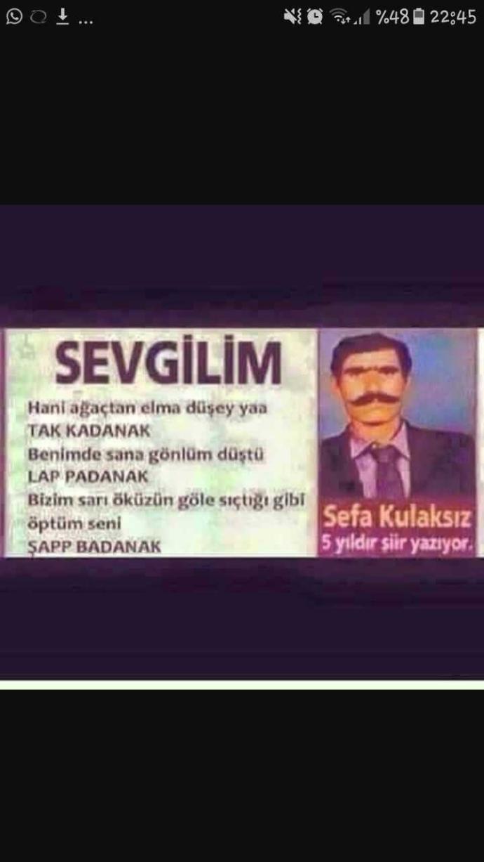 Bir siir gordum cok etkilendim siz de okumak ister misiniz?