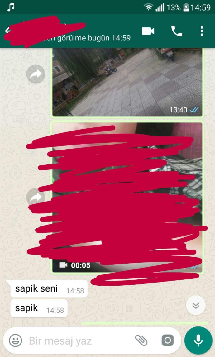Sevgilim bana sapik dedi??