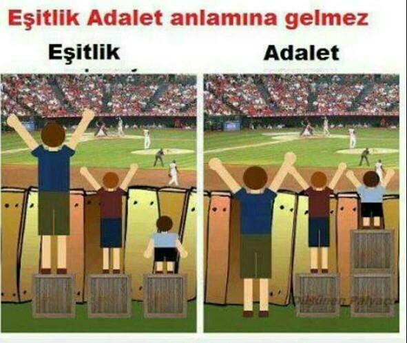 Adalet mi? Eşitlik mi??