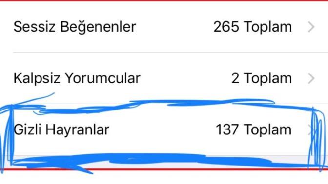 Gizli hayranlar ne demek?