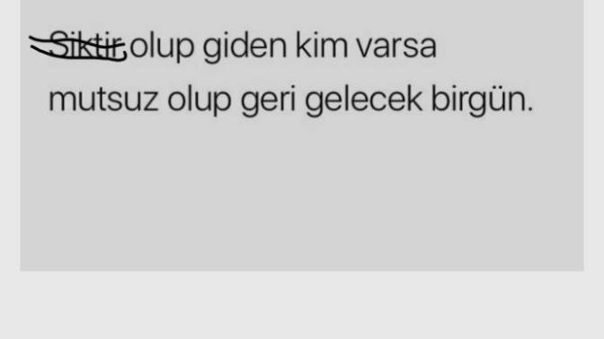 Giden geri döndü mü veya siz geri döndünüz mü?