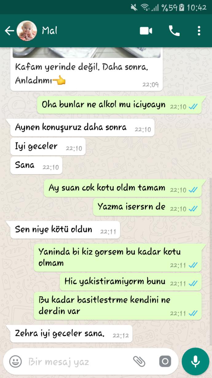 Böyle diyen bir erkek dertli midir yoksa alem mi yapiyor ?