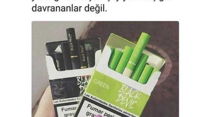 Ohaaa sigaranın güzelliğine bakar mısınız?