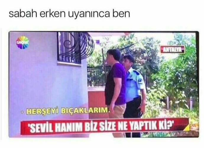 Bir pazar klasiği midir erken uyanmak😃??