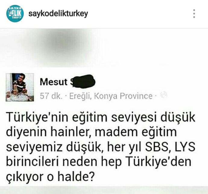 Türkiye'nin eğitim seviyesi düşükse neden YGS-LYS birincileri ülkemizden çıkıyor😂?