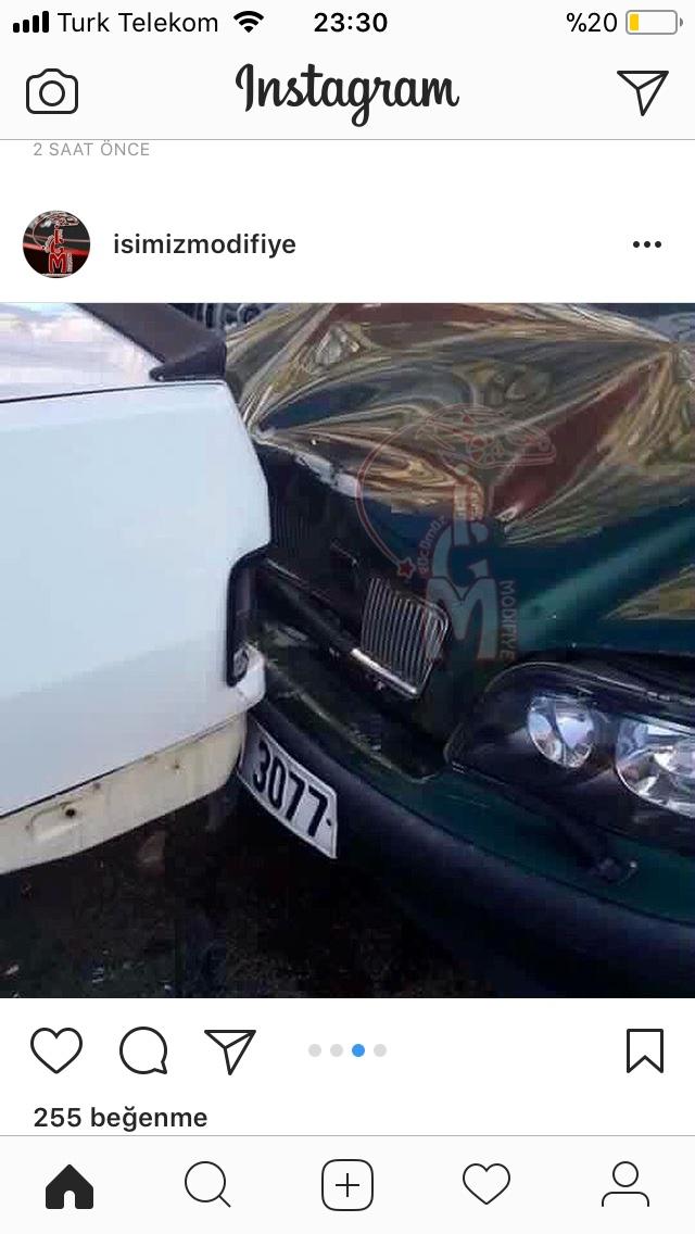 Buraya bakın Volvo Tofaş kazasına bakın?
