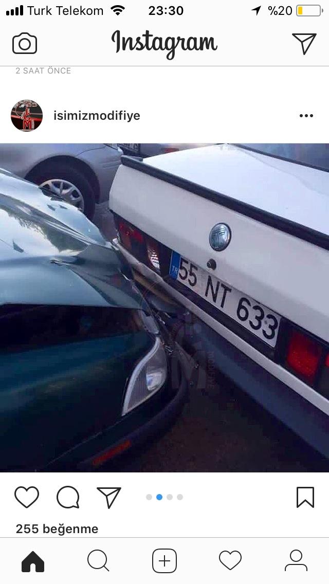 Buraya bakın Volvo Tofaş kazasına bakın?