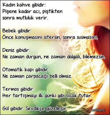 Kadınları anlamaya çalışmayın sadece sevin... ?