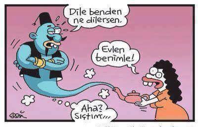 3 Dilek hakkınız olsa nasıl bir lamba ve cin isterdiniz?