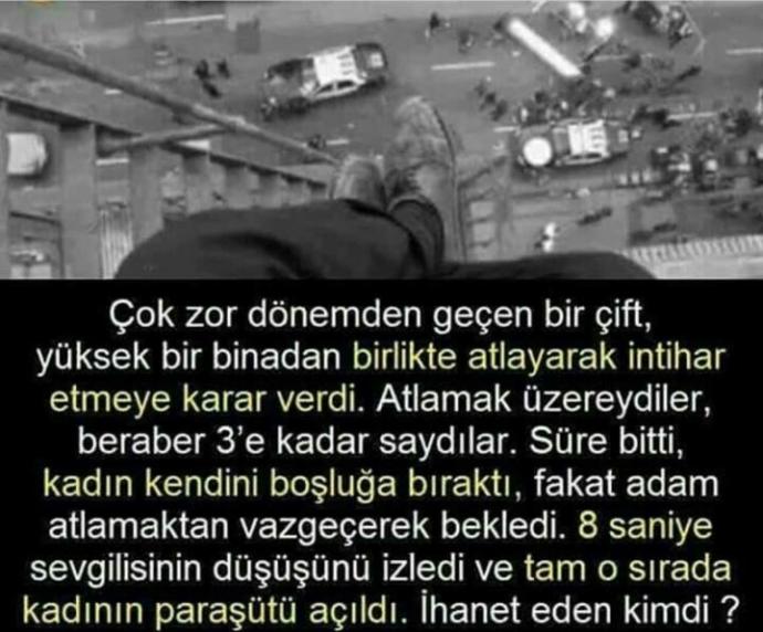 Ihanet eden kimdi ??