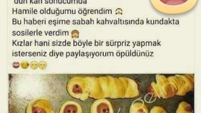 Hamilelik haberini böyle mi haber versem?