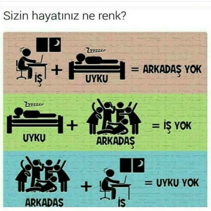 Sizin Hayatınız ne renk?