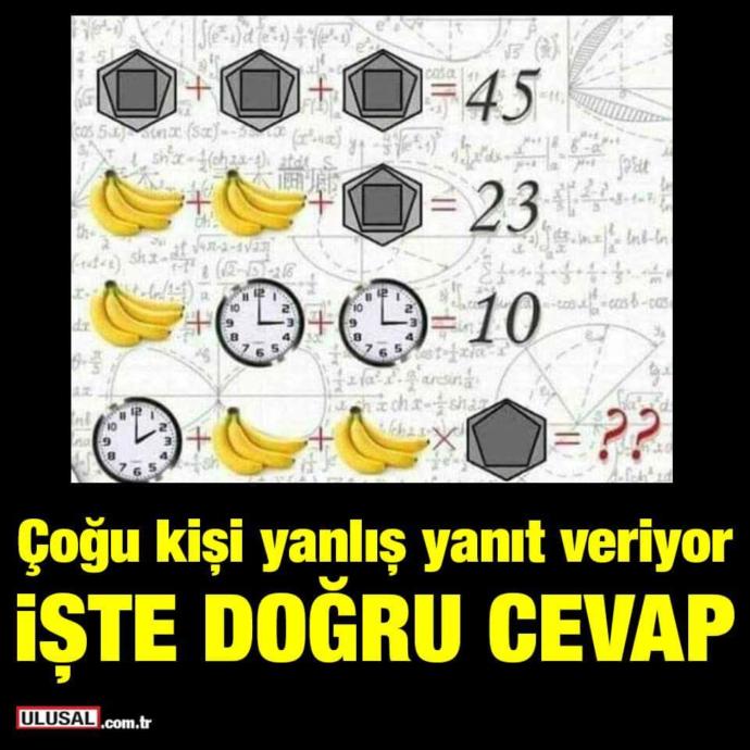 Sun gazetesine göre herkes yanlış cevaplıyormuş 🤔 Sizce nedir cevap?