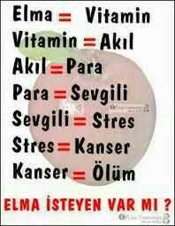 Elma isteyen var mı gençler??