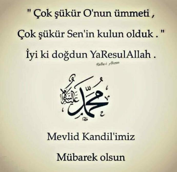 Mevlid kandil mesajınızı gönderdiniz mi?