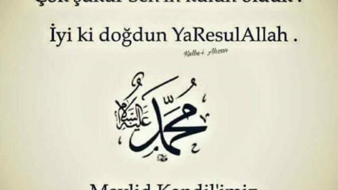 Mevlid kandil mesajınızı gönderdiniz mi?