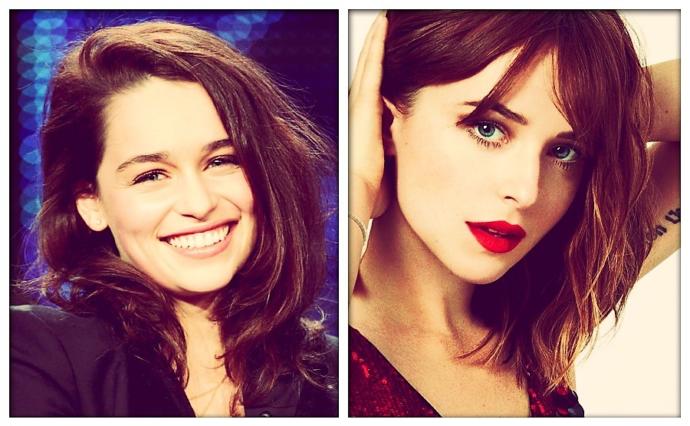 Emilia Clarke ve Dakota Johnson "en çok arzulanan kadın" ünvanına sahip! Bu iki ünlü yıldızı siz seksi buluyor musunuz?
