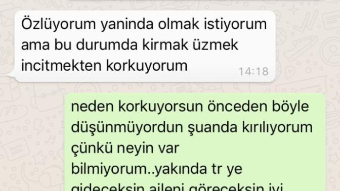 Sevgilim bana karşı tuhaf davranıyor , iyi değilim diyor sizce napmalıyım (fotolu)?