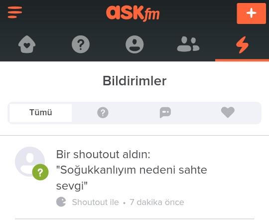 Askfmde yeniyim.Bu ne demek?