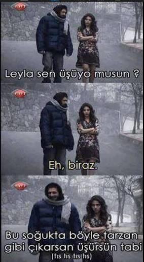 "Hava soğuk ellerin şart" dediğiniz birisi var mı?