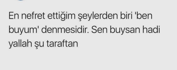 İlişkilerde ben buyum -böyleyim diyenlere tepkiniz ne oluyo?