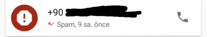 Spam numara aradı, ne olabilir bu?