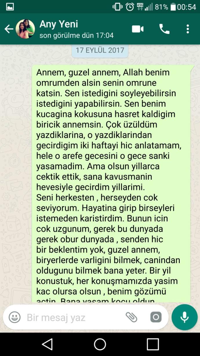 Beni Reddeden Annem Aradi Ne yapmaliyim?(Gorselli)?