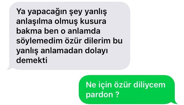 İlişkimiz bu mesajlar sonucu bitti sizce kim haklı yeşiller benim?