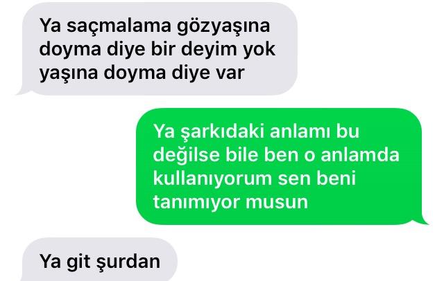 İlişkimiz bu mesajlar sonucu bitti sizce kim haklı yeşiller benim?