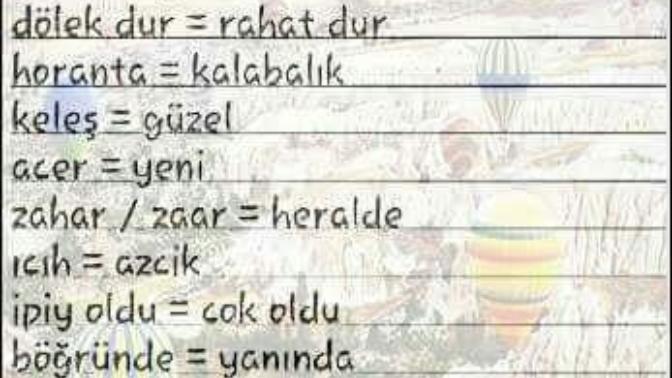 Bu kelimeleri daha önce duydunuz mu?
