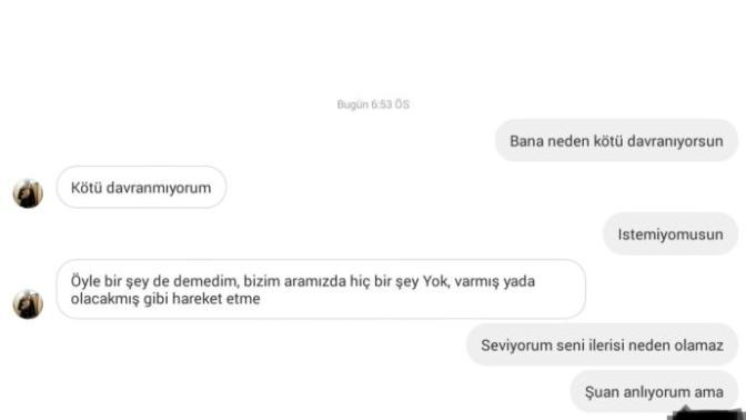 Bizim aramızda bir şey yok dedi. Amacı ne?